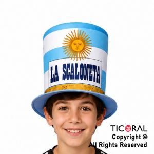 SOMBRERO GALERA ARGENTINA MUNDIAL DISE�OS SURTIDOS x 5